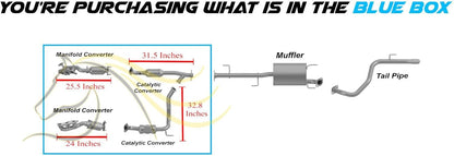 Catalytic Converters for 2013-2014 Toyota Fj Cruiser | 2013-2024 4Runner | 4.0L