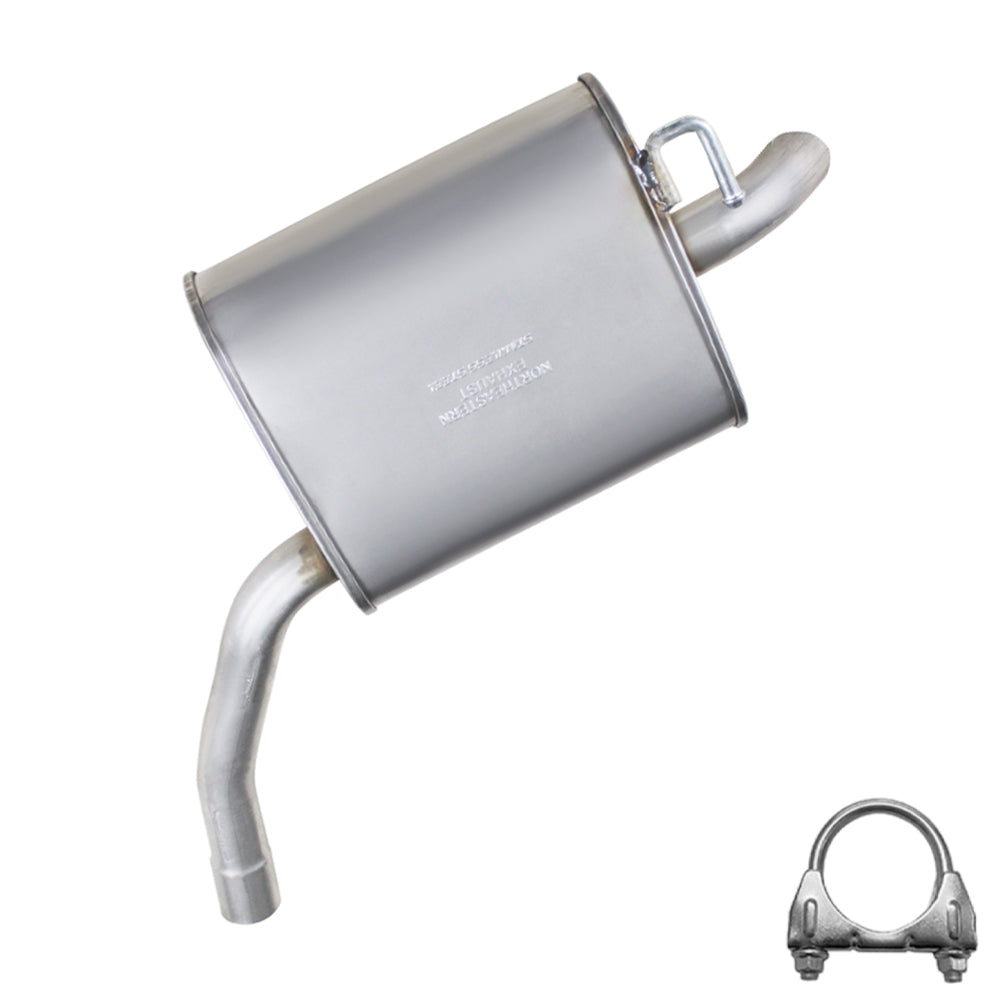 2006-2008 Hyundai Sonata 2.4L Intermediate Pipe and Muffler Exhaust