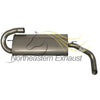 Exhaust Resonator and Muffler with hanger for 2005-2006 Chevrolet Equinox | 2006 Pontiac Torrent | 3.4L