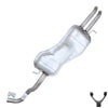 Northeastern Exhaust | Rear Exhaust Muffler for 1999-2005 Volkswagen Jetta 1.9L | 1999-2004 Volkswagen Jetta 2.8L | 2000-2005 Volkswagen Jetta 1.8L