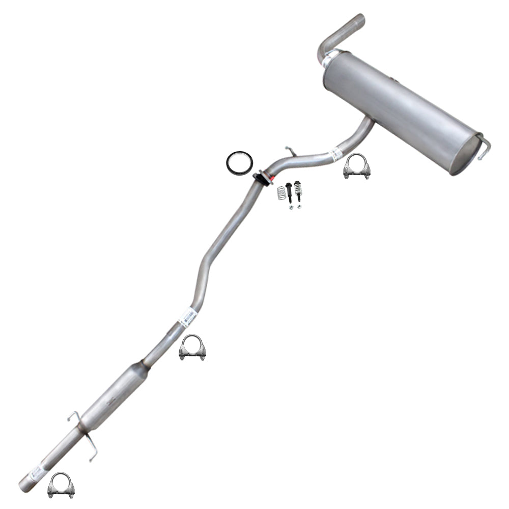 2005-2010 Scion TC 2.4L Exhaust Resonator Pipe and Muffler