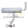 2005-2010 Scion TC 2.4L Exhaust Resonator Pipe and Muffler