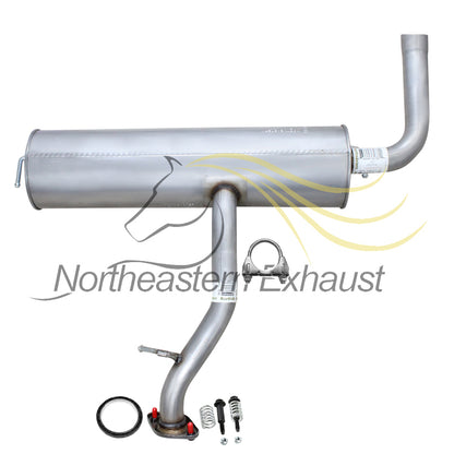 2005-2010 Scion TC 2.4L Exhaust Resonator Pipe and Muffler