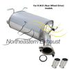2003-2004 Infiniti G35 3.5L Exhaust Resonator Pipe & Muffler with Tips - For RWD Sedan models