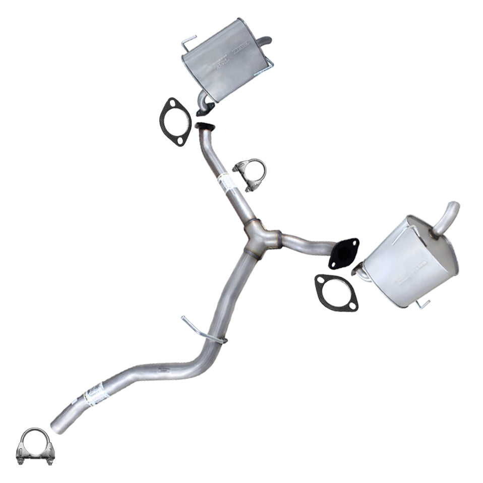 2010-2015 Subaru Outback 3.6L Y-Pipe Passenger, Driver Side Mufflers Exhaust Kit