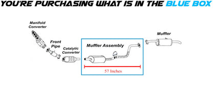 2014-2019 Kia Soul 2.0L Exhaust Muffler