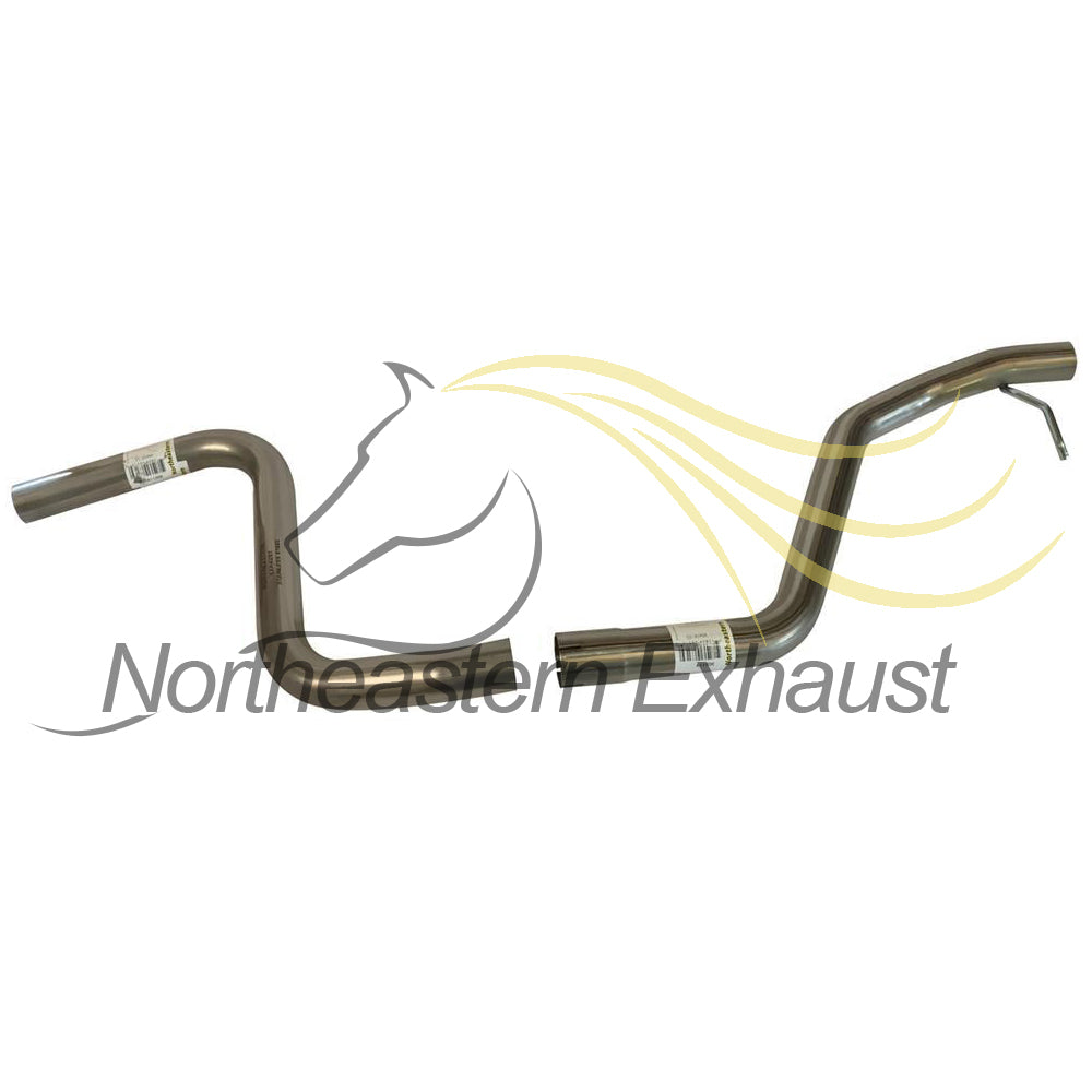 Northeastern Exhaust | Stainless Steel Resonator, Intermediate Pipe, Muffler and Tail Pipe Exhaust System Kit Compatible for Pontiac G6 2008-2010 3.5L | Saturn Aura 2008 3.5L | Free Clamps Included | Automotive Replacement Part