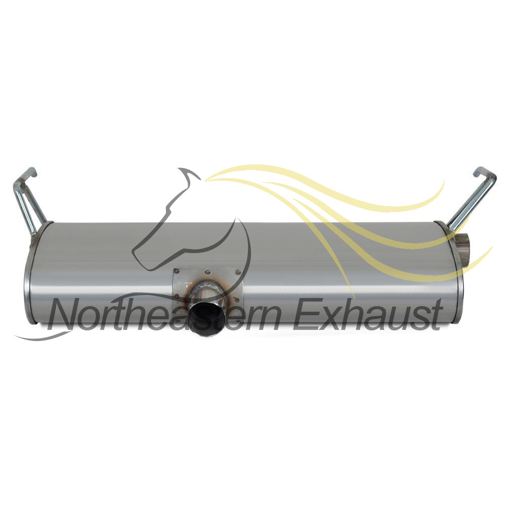 Northeastern Exhaust | Stainless Steel Resonator, Intermediate Pipe, Muffler and Tail Pipe Exhaust System Kit Compatible for Pontiac G6 2008-2010 3.5L | Saturn Aura 2008 3.5L | Free Clamps Included | Automotive Replacement Part