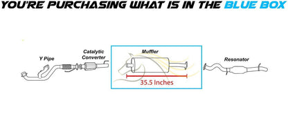 2001-2004 Ford Escape and Mazda Tribute 2.0L 3.0L Exhaust Muffler