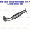 2000-2004 Ford Focus SOHC 2.0L Sedan Exhaust System Kit