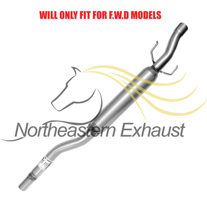 2004-2006 Toyota Sienna 3.3L and 2007-2010 Sienna 3.5L Exhaust Resonator Pipe