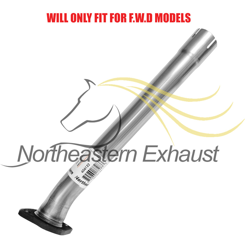 2004-2006 Toyota Sienna 3.3L and 2007-2010 Sienna 3.5L Exhaust Resonator Pipe