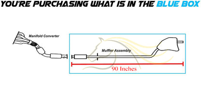 2002-2008 Mini Cooper 1.6L Exhaust Muffler Assembly