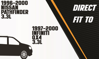 1997-2000 Infiniti QX4 3.3L and 1996-2000 Nissan Pathfinder 3.3L Exhaust System Kit