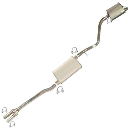 Cat-back Exhaust System Kit for 2005-2010 Chrysler 300, Dodge Charger and Magnum 2.7L 3.5L