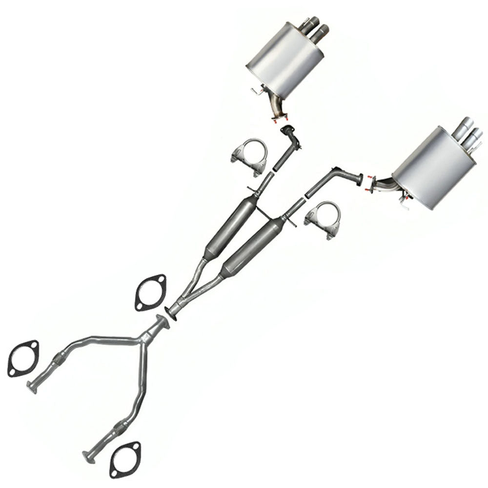 2006-2008 INFINITI M35 3.5L Cat-back Exhaust System Kit