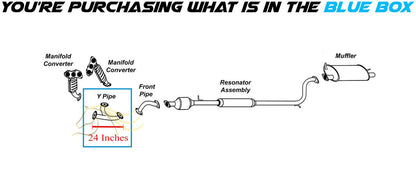 Exhaust Pipe for 2006-2012 Mitsubishi Eclipse 3.8L | 2005-2009 Galant 3.8L