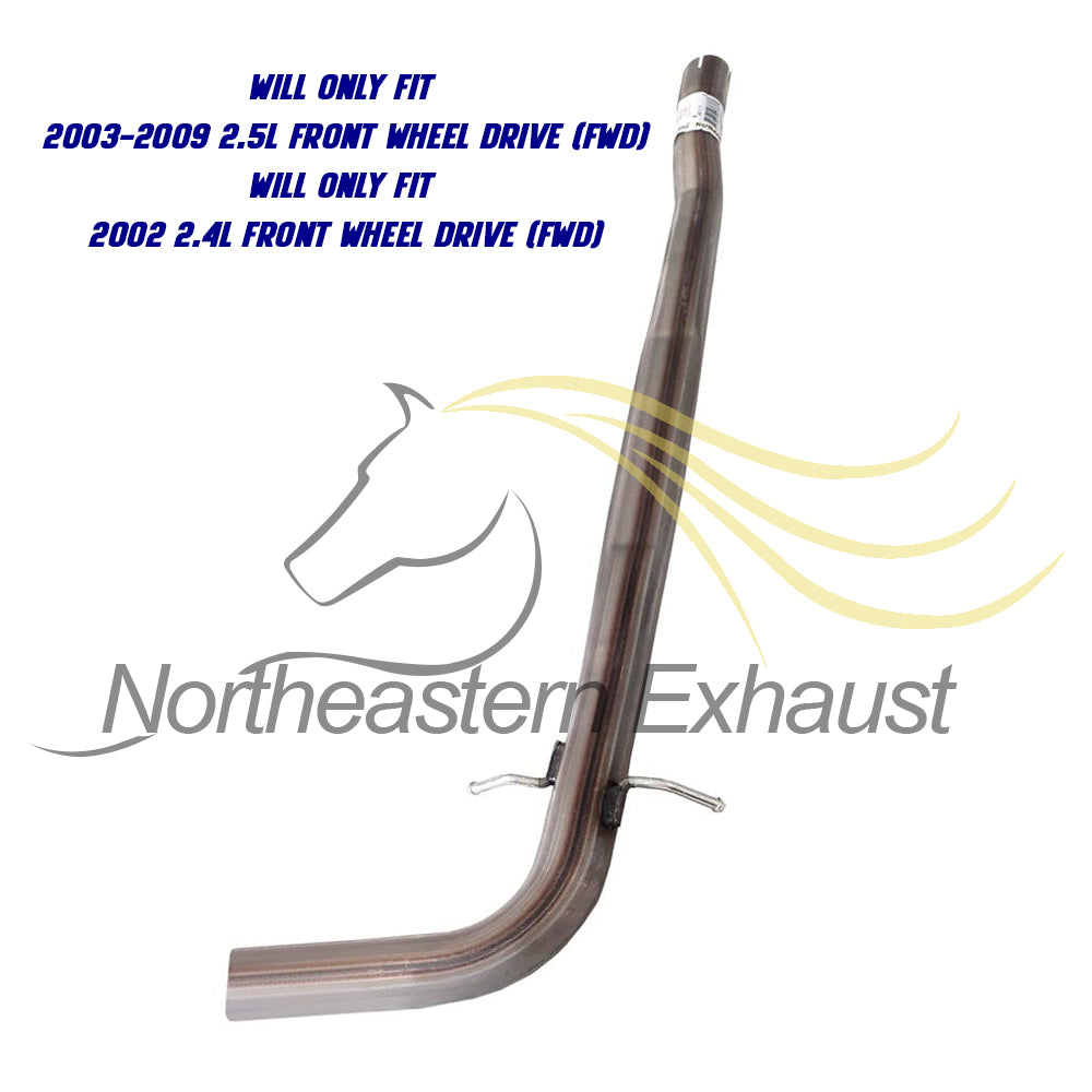 2001-2009 Volvo S60 2.3L 2.4L 2.5L Exhaust Resonator Pipe