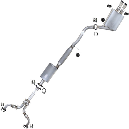 2003-2004 Infiniti G35 3.5L Exhaust Pipe, Resonator & Muffler - For RWD SEDAN