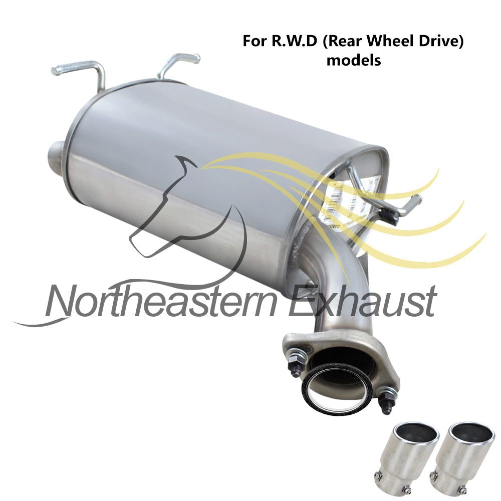 2003-2004 Infiniti G35 3.5L Exhaust Pipe, Resonator & Muffler - For RWD SEDAN