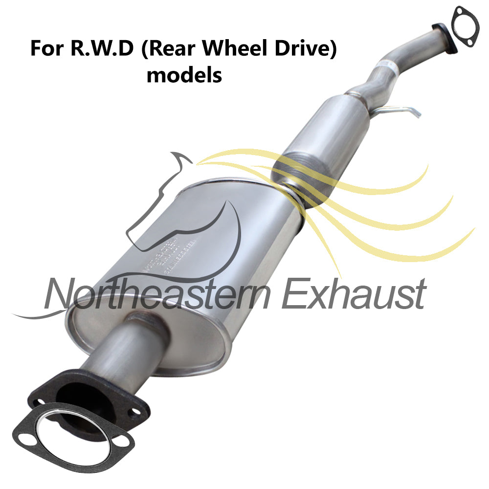 2003-2004 Infiniti G35 3.5L Exhaust Pipe, Resonator & Muffler - For RWD SEDAN