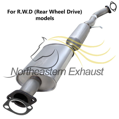2003-2004 Infiniti G35 3.5L Exhaust Pipe, Resonator & Muffler - For RWD SEDAN