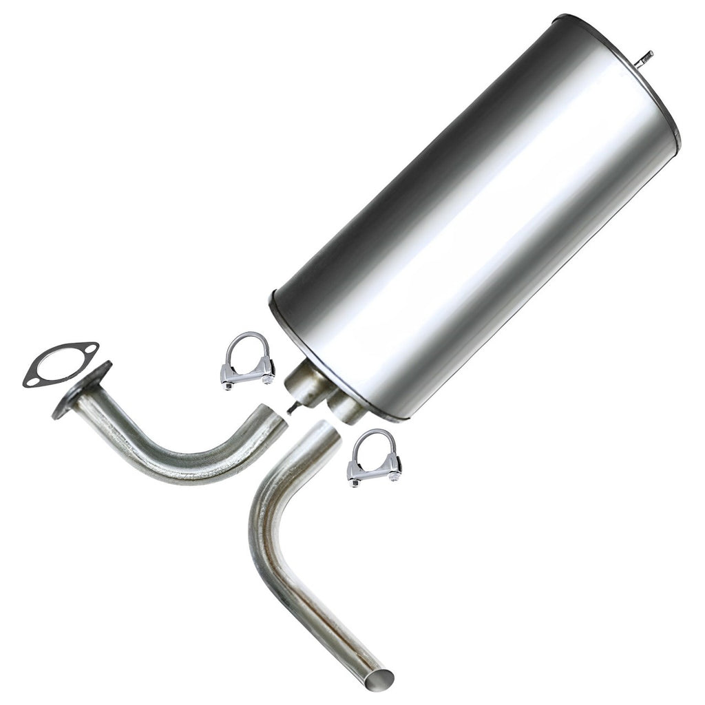 Exhaust Pipe, Muffler and Tail Pipe for 1997-2005 Chevrolet Classic, Malibu and Oldsmobile Cutlass 2.3L 2.4L 3.1L