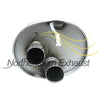 Exhaust Pipe, Muffler and Tail Pipe for 1997-2005 Chevrolet Classic, Malibu and Oldsmobile Cutlass 2.3L 2.4L 3.1L