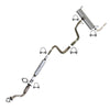 Exhaust System Kit for 2008-2010 Chevrolet Malibu and 2008 Saturn Aura 2.4L