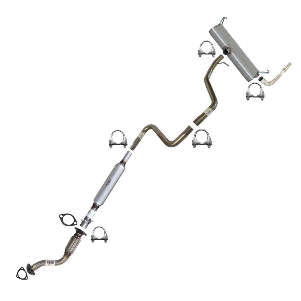 Exhaust System Kit for 2008-2010 Chevrolet Malibu and 2008 Saturn Aura 2.4L