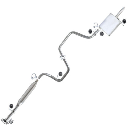 Cat-back Exhaust System for 2004-2008 Chevrolet Malibu 2.2L and 2004-2006 Malibu 3.5L