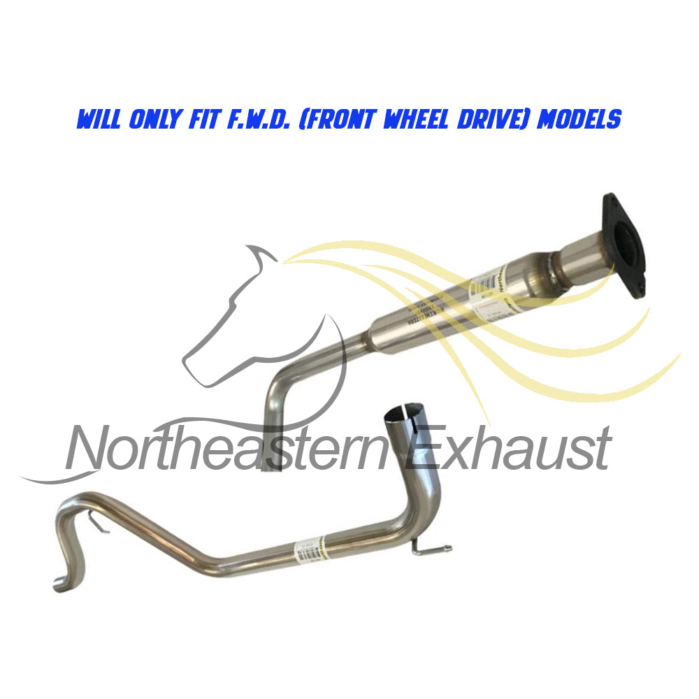 Exhaust Resonator Pipe for 1997-2002 Pontiac Grand Prix 3.1L | 1997-2000 Grand Prix 3.8L