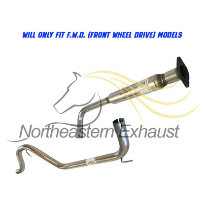 Exhaust Resonator Pipe for 1997-2002 Pontiac Grand Prix 3.1L | 1997-2000 Grand Prix 3.8L