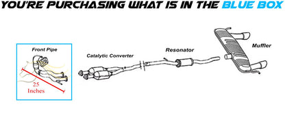 2001-2006 Audi TT Quattro 1.8L Front Exhaust Pipe