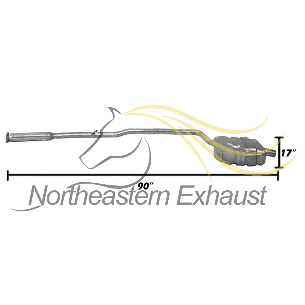 2002-2008 Mini Cooper 1.6L Exhaust Muffler Assembly
