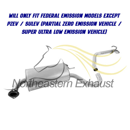 2007-2012 Hyundai Elantra 2.0L Exhaust Pipe, Resonator & Muffler