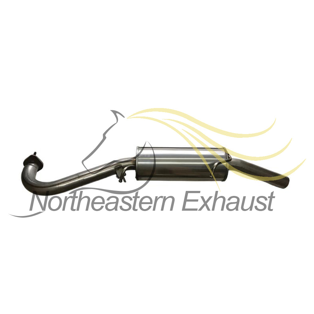 Northeastern Exhaust | Stainless Steel Resonator, Intermediate Pipe, Muffler Exhaust System Kit Compatible for 2002-2003 Infiniti QX4 3.5L | 2002-2004 Nissan Pathfinder 3.5L | Free Clamps ang Gaskets Included