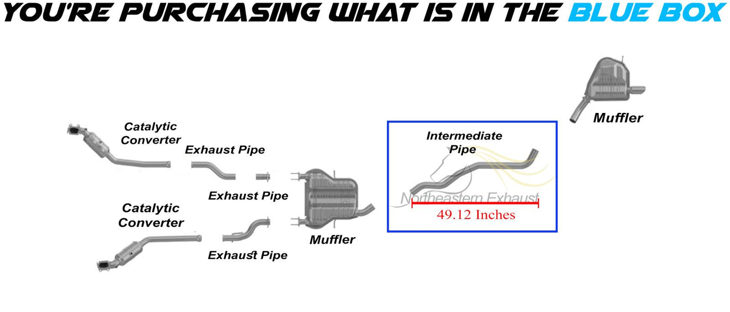 2011-2019 Jeep Grand Cherokee 3.6L Exhaust Pipe