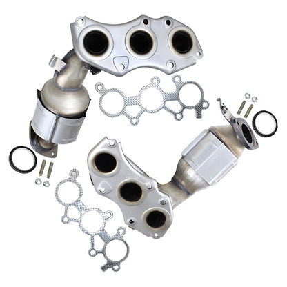 Pair of Manifold Catalytic Converter for 2007-2010 Toyota Sienna and 2008-2013 Highlander | 3.5L