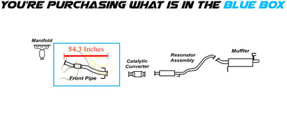 2010-2011 Kia Soul 2.0L Exhaust Front Flex Pipe