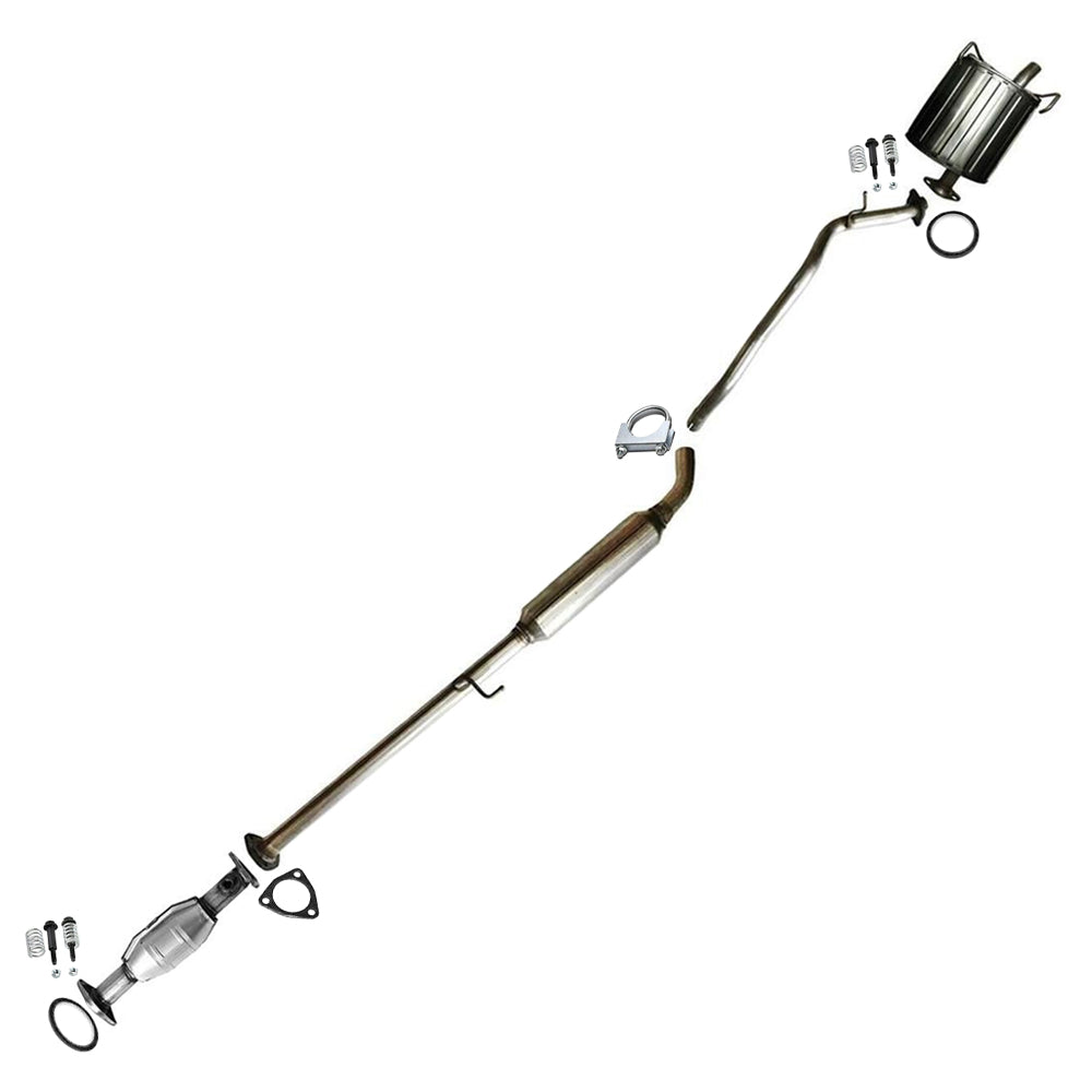 Northeastern Exhaust | Stainless Steel EPA-Approved Catalytic, Resonator Pipe, Muffler Exhaust System Kit 1999-2001 Honda CR-V 2.0L | Free Gaskets, Clamp and Spring Bolt Kit Included