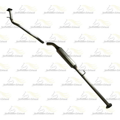 Northeastern Exhaust | Stainless Steel EPA-Approved Catalytic, Resonator Pipe, Muffler Exhaust System Kit 1999-2001 Honda CR-V 2.0L | Free Gaskets, Clamp and Spring Bolt Kit Included