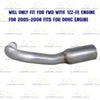 Exhaust Tail Pipe for 2003-2008 Pontiac Vibe and Toyota Matrix 1.8L