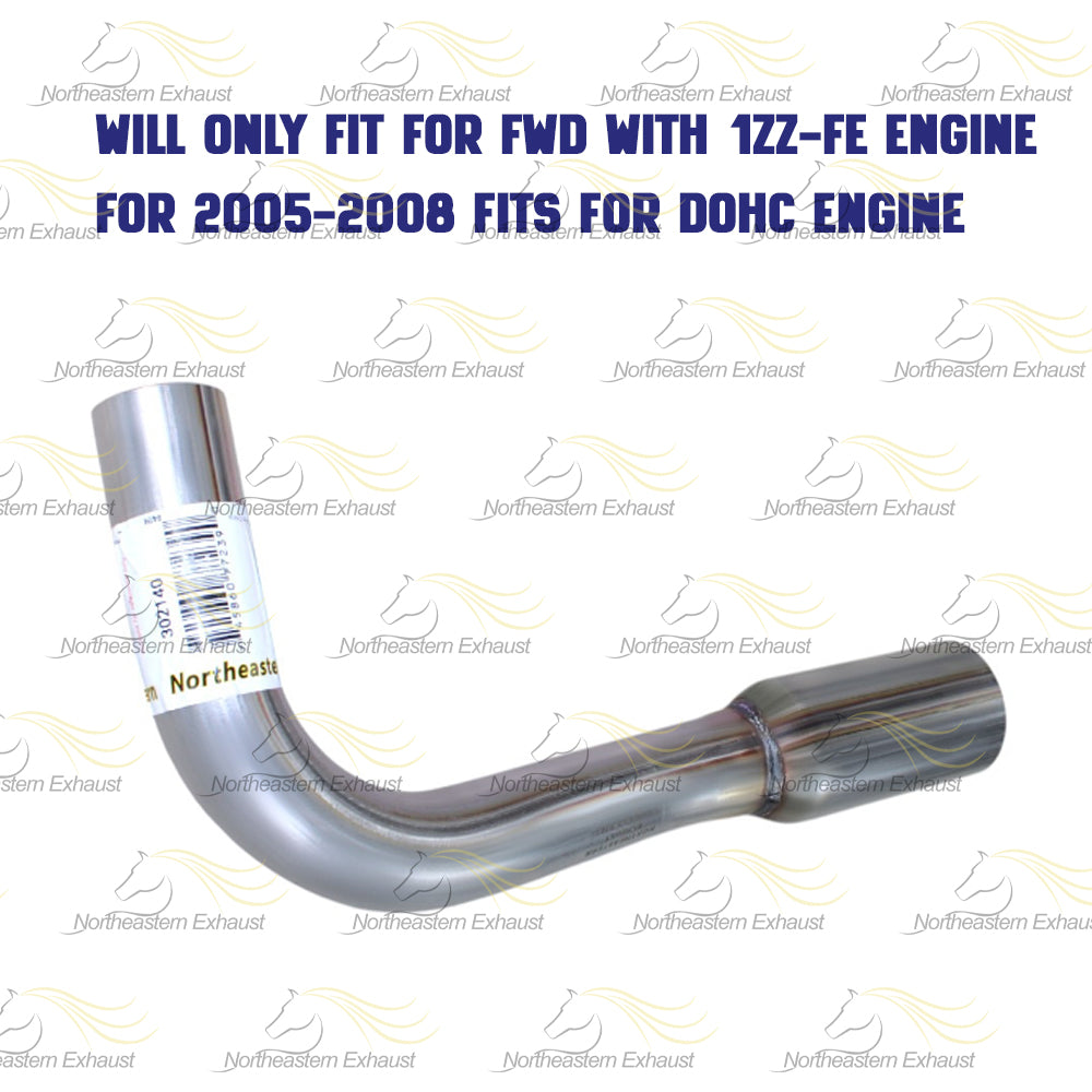 Exhaust Tail Pipe for 2003-2008 Pontiac Vibe and Toyota Matrix 1.8L