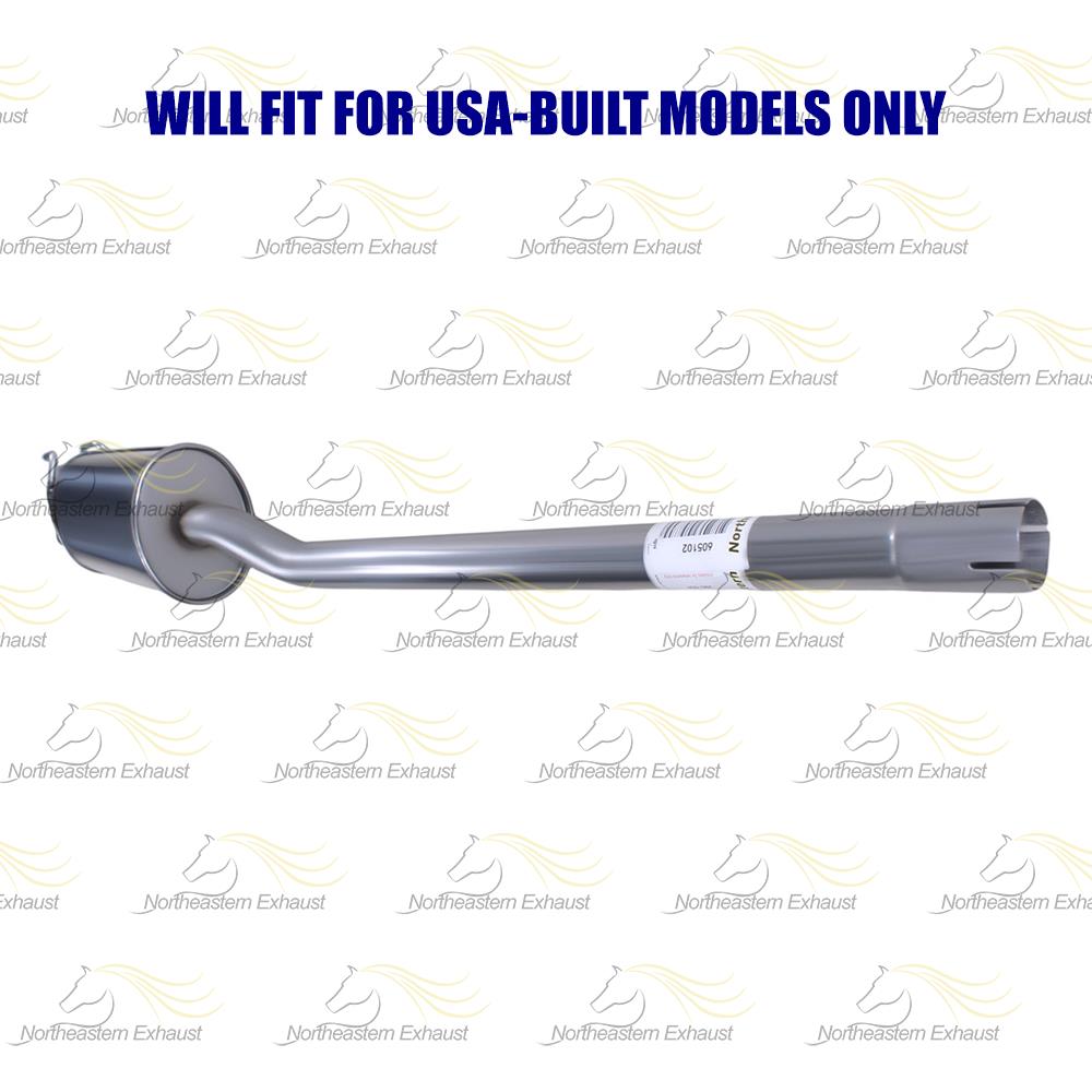 2001-2003 Acura EL 1.7L and 2001-2005 Honda Civic 1.7L Exhaust Resonator Pipe
