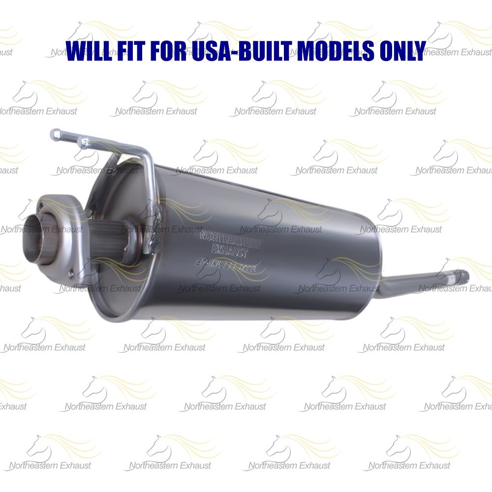 2001-2003 Acura EL 1.7L and 2001-2005 Honda Civic 1.7L Exhaust Resonator Pipe
