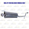 2001-2003 Acura EL 1.7L and 2001-2005 Honda Civic 1.7L Exhaust Resonator Pipe