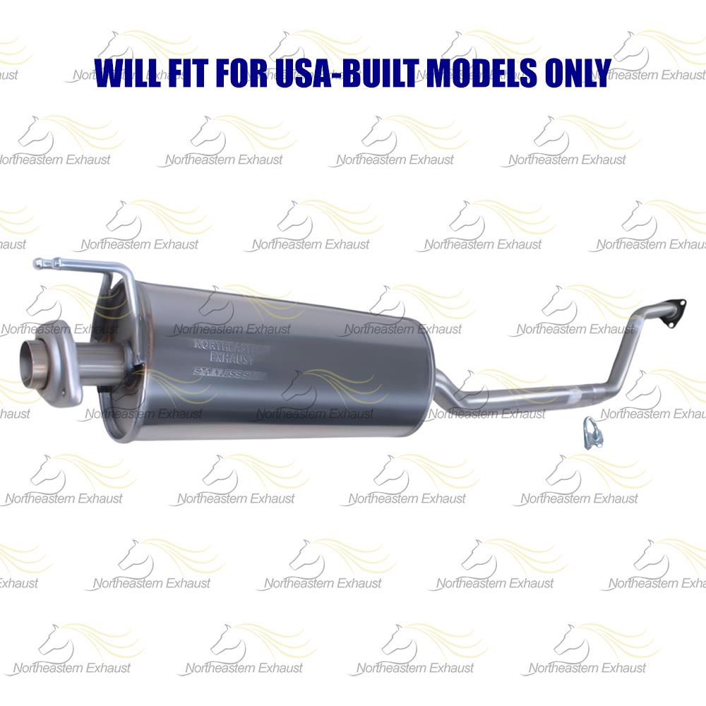 2001-2003 Acura EL 1.7L and 2001-2005 Honda Civic 1.7L Exhaust Resonator Pipe