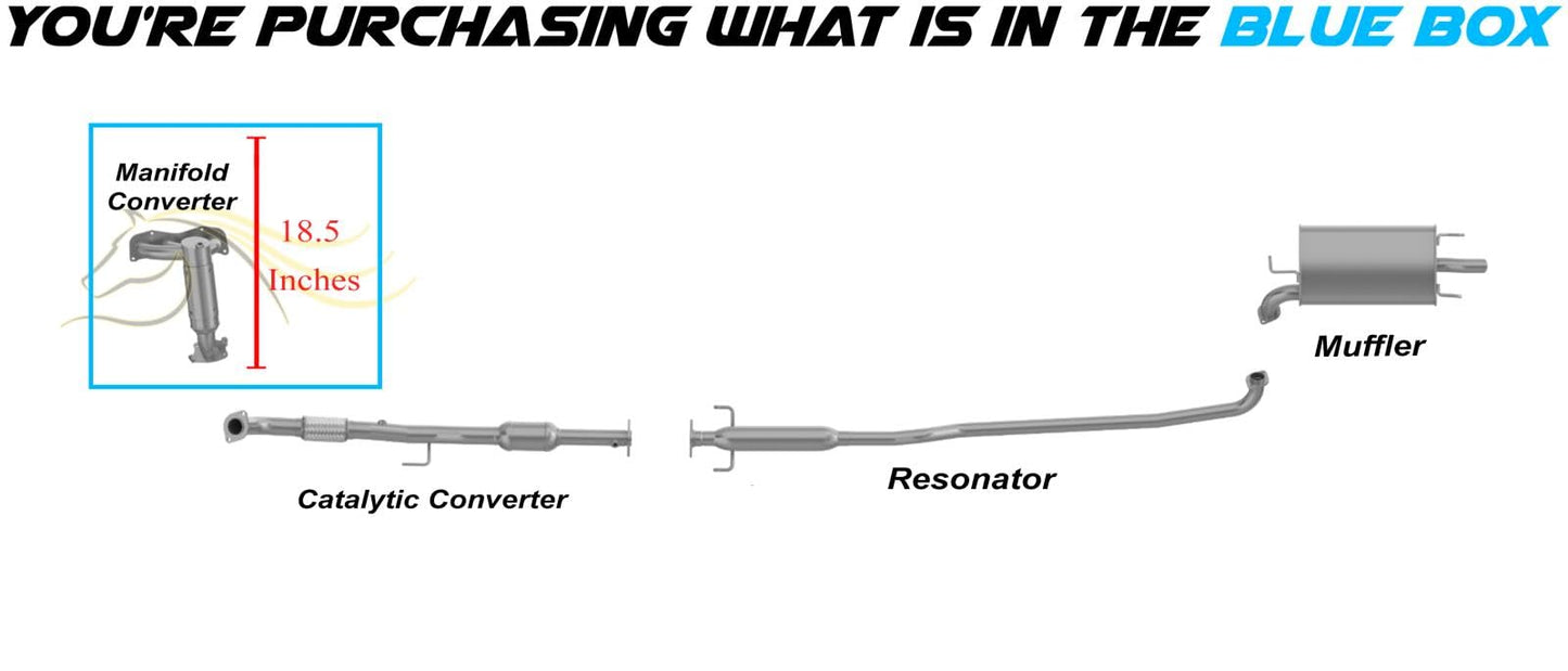 2003-2006 Toyota Camry 2.4L Manifold Catalytic Converter - EPA Approved | Front