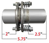 Colt Exhaust Spherical Joint Repair Flange Spring Bolt Kit 2.25"